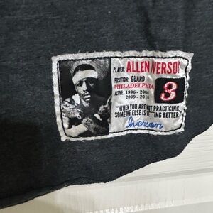 Roots of Fight Allen Iverson The Answer Black Tank Top, Size XL